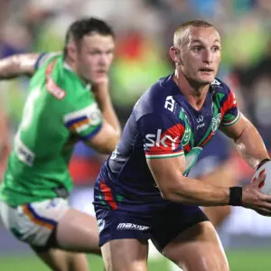 AUCKLAND, NEW ZEALAND - MARCH 13: Tanah Boyd of the Warriors during the round two NRL match between New Zealand Warriors and Canberra Raiders at Go Media Stadium, on March 13, 2026, in Auckland, New Zealand. (Photo by Phil Walter/Getty Images)