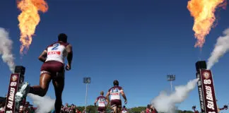 Sea Eagle Surge: Manly break new record upon entering Foran’s era SYDNEY, AUSTRALIA - MARCH 15: Sea Eagles players take to the field during the round two NRL match between Manly Sea Eagles and Newcastle Knights at 4 Pines Park, on March 15, 2026, in Sydney, Australia. (Photo by Matt King/Getty Images)
