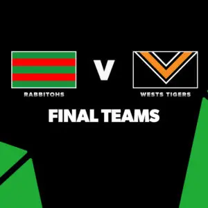 FINAL TEAMS: Rabbitohs vs Wests Tigers – Round 3, 2026