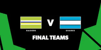 FINAL TEAMS: Raiders vs Sharks – Round 4, 2026 FINAL TEAMS: Raiders vs Sharks – Round 4, 2026