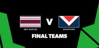 FINAL TEAMS: Sea Eagles vs Roosters – Round 4, 2026 FINAL TEAMS: Sea Eagles vs Roosters – Round 4, 2026