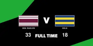 FULL TIME: Sea Eagles vs Eels – Round 8, 2026 LIVE: Sea Eagles vs Eels – Round 8, 2026