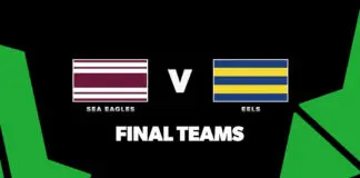 FINAL TEAMS: Sea Eagles vs Eels – Round 8, 2026 FINAL TEAMS: Sea Eagles vs Eels – Round 8, 2026