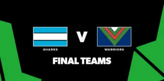 FINAL TEAMS: Sharks vs Warriors – Round 5, 2026 FINAL TEAMS: Sharks vs Warriors – Round 5, 2026