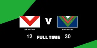 FULL TIME: Dragons vs Warriors – Round 12, 2026 LIVE: Dragons vs Warriors – Round 12, 2026