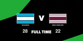 FULL TIME: Sharks vs Sea Eagles – Round 13, 2026 LIVE: Sharks vs Sea Eagles – Round 13, 2026