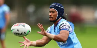 Sua Fa’alogo to miss time after suspected facial fracture Melbourne Storm Training Session