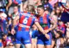 NRL Rd 9 – Knights v Rabbitohs