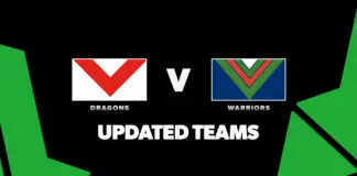 Updated Team Lists: Dragons vs Warriors – Round 12, 2026 Updated Team Lists: Dragons vs Warriors – Round 12, 2026