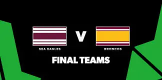 FINAL TEAMS: Sea Eagles vs Broncos – Round 10, 2026 FINAL TEAMS: Sea Eagles vs Broncos – Round 10, 2026