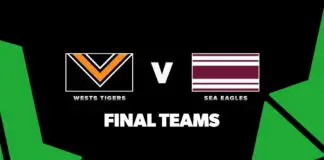 FINAL TEAMS: Wests Tigers vs Sea Eagles – Round 11, 2026 FINAL TEAMS: Wests Tigers vs Sea Eagles – Round 11, 2026