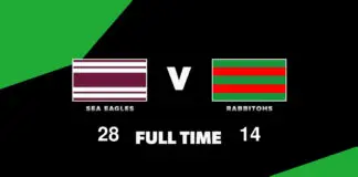 FULL TIME: Sea Eagles vs Rabbitohs – Round 14, 2026 LIVE: Sea Eagles vs Rabbitohs – Round 14, 2026