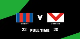 FULL TIME: Knights vs Dragons – Round 16, 2026 LIVE: Knights vs Dragons – Round 16, 2026