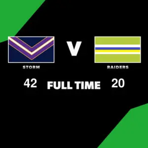 LIVE: Storm vs Raiders – Round 16, 2026