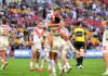 Dragons finally off the bottom as Sharks and Eels rise: NRL Power Rankings, Round 18 BRISBANE, AUSTRALIA - MAY 31: Ryan Couchman and Loko Jnr Pasifiki Tonga of the Dragons and team mates celebrate victory after the round 13 NRL match between Brisbane Broncos and St George Illawarra Dragons at Suncorp Stadium, on May 31, 2026, in Brisbane, Australia. (Photo by Bradley Kanaris/Getty Images)
