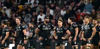Raiders rock bottom, Broncos historic low and Sharks stun again: NRL Power Rankings, Round 15 BRISBANE, AUSTRALIA - JUNE 06: The Broncos players are seen after the Titans score a try during the round 14 NRL match between Brisbane Broncos and Gold Coast Titans at Suncorp Stadium, on June 06, 2026, in Brisbane, Australia. (Photo by Bradley Kanaris/Getty Images)