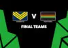 FINAL TEAMS: Cowboys vs Panthers – Round 17, 2026