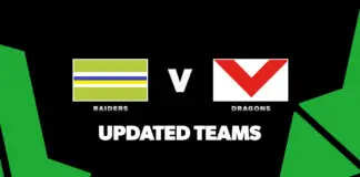 Updated Team Lists: Raiders vs Dragons – Round 17, 2026 Updated Team Lists: Raiders vs Dragons – Round 17, 2026