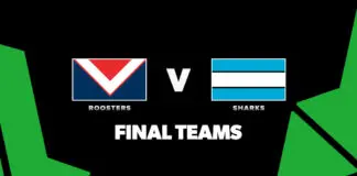 FINAL TEAMS: Roosters vs Sharks – Round 16, 2026 FINAL TEAMS: Roosters vs Sharks – Round 16, 2026
