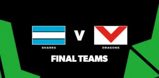 FINAL TEAMS: Sharks vs Dragons – Round 14, 2026 FINAL TEAMS: Sharks vs Dragons – Round 14, 2026