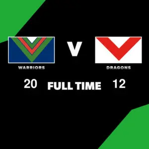 LIVE: Warriors vs Dragons – Round 20, 2026