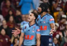 COACH’S CORNER: We need to have an honest conversation about State of Origin BRISBANE, AUSTRALIA - JULY 08: Nathan Cleary of the Blues celebrates scoring his second try during game three of the Men's State of Origin series between the Queensland Maroons and the New South Wales Blues at Suncorp Stadium on July 08, 2026 in Brisbane, Australia. (Photo by Bradley Kanaris/Getty Images)