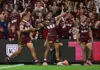 Hamiso Tabuai-Fidow reveals contract priority, speaks on potential code switch BRISBANE, AUSTRALIA - JULY 08: Hamiso Tabuai-Fidow of the Maroons celebrates scoring his teams first try during game three of the Men's State of Origin series between the Queensland Maroons and the New South Wales Blues at Suncorp Stadium on July 08, 2026 in Brisbane, Australia. (Photo by Bradley Kanaris/Getty Images)