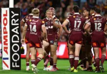 State of Origin 2026 Game 3: Queensland Maroons player ratings BRISBANE, AUSTRALIA - JULY 08: Kalyn Ponga of the Maroons looks frustrated after his team concede a try during game three of the Men's State of Origin series between the Queensland Maroons and the New South Wales Blues at Suncorp Stadium on July 08, 2026 in Brisbane, Australia. (Photo by Chris Hyde/Getty Images)