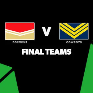FINAL TEAMS: Dolphins vs Cowboys – Round 20, 2026