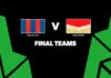 FINAL TEAMS: Knights vs Dolphins – Round 18, 2026 FINAL TEAMS: Knights vs Dolphins – Round 18, 2026