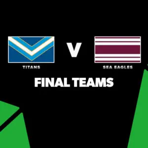FINAL TEAMS: Titans vs Sea Eagles – Round 20, 2026