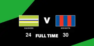 FULL TIME: Raiders vs Knights – Round 23, 2026 LIVE: Raiders vs Knights – Round 23, 2026