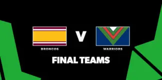 FINAL TEAMS: Broncos vs Warriors – Round 24, 2026