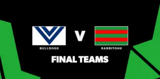 FINAL TEAMS: Bulldogs vs Rabbitohs – Round 24, 2026