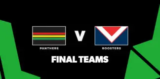 FINAL TEAMS: Panthers vs Roosters – Round 24, 2026