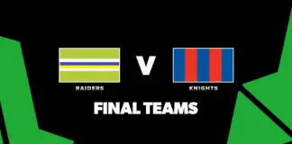 FINAL TEAMS: Raiders vs Knights – Round 23, 2026 FINAL TEAMS: Raiders vs Knights – Round 23, 2026