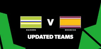 Updated Team Lists: Raiders vs Broncos – Round 25, 2026