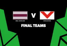 FINAL TEAMS: Sea Eagles vs Dragons – Round 26, 2026