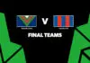 FINAL TEAMS: Warriors vs Knights – Round 26, 2026 FINAL TEAMS: Warriors vs Knights – Round 26, 2026