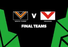 FINAL TEAMS: Wests Tigers vs Dragons – Round 24, 2026