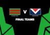 FINAL TEAMS: Rabbitohs vs Roosters – Round 27, 2026
