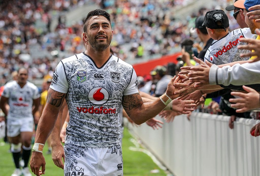 AUCKLAND, NEW ZEALAND - FEBRUARY 06: Shaun Johnson of the Warriors during the 2016 Auckland Nines at Eden Park on February 6, 2016 in Auckland, New Zealand. (Photo by Simon Watts/Getty Images)
