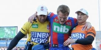 Nathan Ross hospitalised with suspected broken back