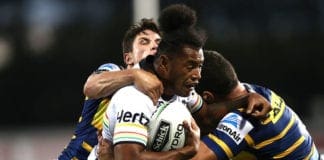 Blake hit with charge for push on Eels' Moses