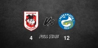 FULL TIME: Dragons vs Eels - Round 20, 2019