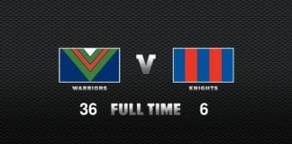 FULL TIME: Warriors vs Knights - Round 16, 2020