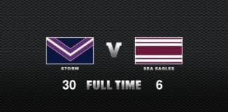 FULL TIME: Storm vs Sea Eagles - Round 16, 2020