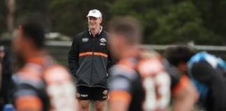 Wests Tigers Training Session