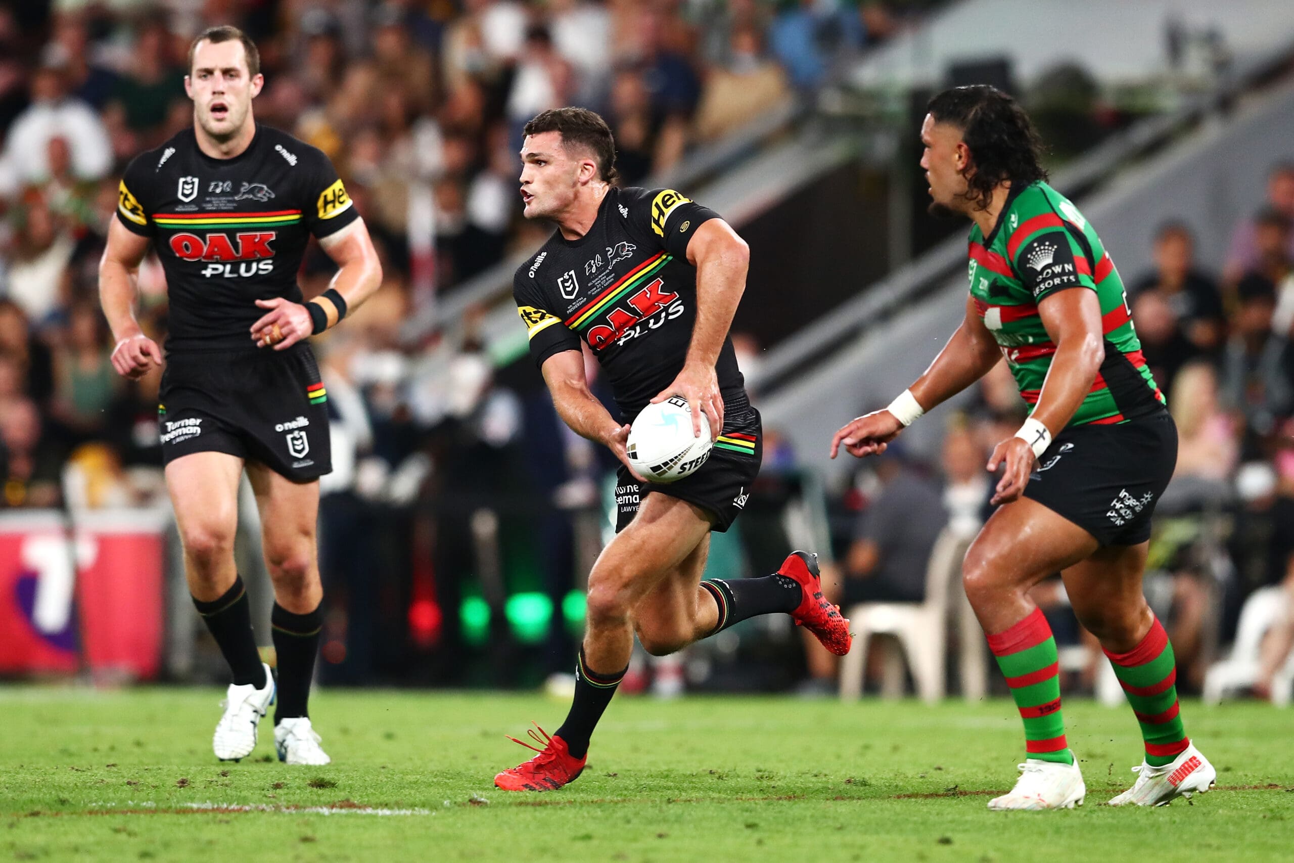 NRL on X: Nathan Cleary collected maximum points in Round 12 and is now  just three points behind Payne Haas! 🏅 Details:    / X