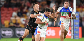 NRL Rd 10 - Wests Tigers v Knights